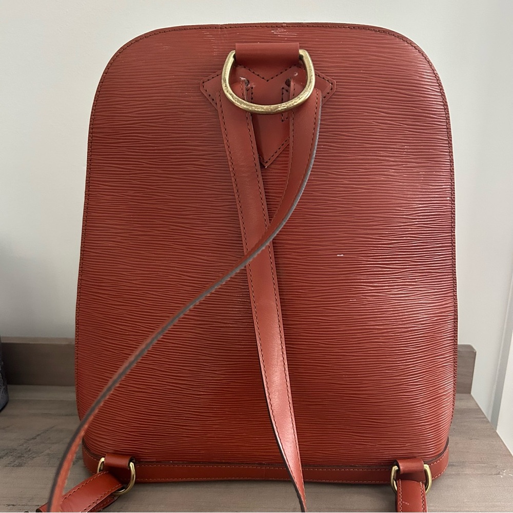 Vintage Louis Vuitton Gobelins Kenyan Fawn Brown Epi Leather GM Backpack - Picture 3 of 15